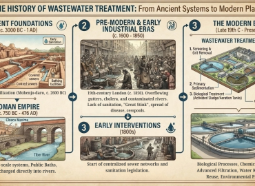 The History of Wastewater Treatment: From Ancient Sewage Systems to Modern Treatment Plants